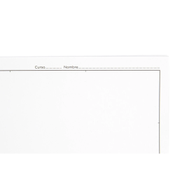 Bloc dibujo liderpapel lineal vanguardia espiral 230x325mm 20 hojas 130g/m2 con recuadro perforado