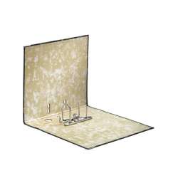 Archivador de palanca esselte din a4 carton jaspeado negro con rado lomo 75 mm