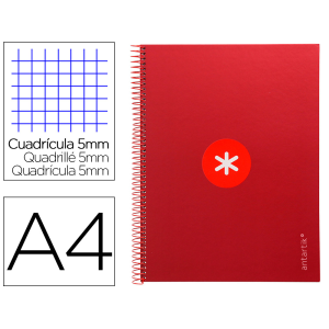 Cuaderno espiral a4 micro...