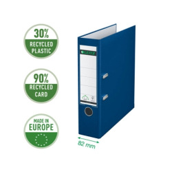 Archivador de palanca leitz 180 din a4 maxi polipropileno lomo 80 mm color azul