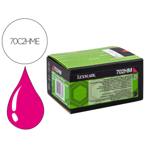 Toner lexmark laser 702hme...