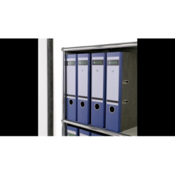 Archivador de palanca leitz 180 din a4 maxi polipropileno lomo 80 mm color azul