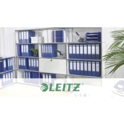 Archivador de palanca leitz 180 din a4 maxi polipropileno lomo 80 mm color azul