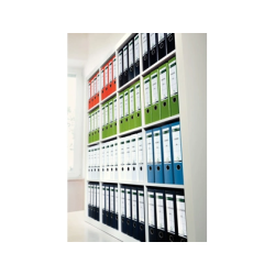 Archivador de palanca leitz 180 din a4 maxi polipropileno lomo 80 mm color azul