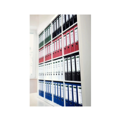 Archivador de palanca leitz 180 din a4 maxi polipropileno lomo 80 mm color azul