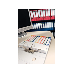 Archivador de palanca leitz 180 din a4 maxi polipropileno lomo 80 mm color azul