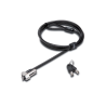 Cable de seguridad para portatil kensington nanosaver con candado longitud 1,8 mt