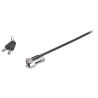 Cable de seguridad para portatil kensington nanosaver con candado longitud 1,8 mt