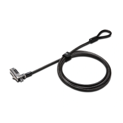 Cable de seguridad para portatil kensington con candado slim longitud 1,8 mt