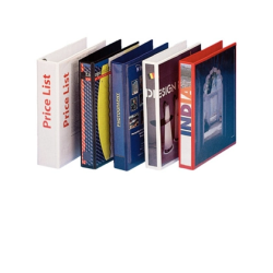 Carpeta canguro esselte basica 4 anillas mixtas 40 mm din a4 plastico color blanco