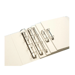 Carpeta canguro esselte basica 4 anillas mixtas 40 mm din a4 plastico color blanco