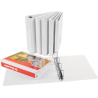 Carpeta canguro esselte basica 4 anillas mixtas 40 mm din a4 plastico color blanco
