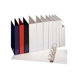 Carpeta canguro esselte basica 4 anillas mixtas 40 mm din a4 plastico color blanco