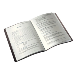 Carpeta leitz escaparate din a4 20 hojas polipropileno color negro