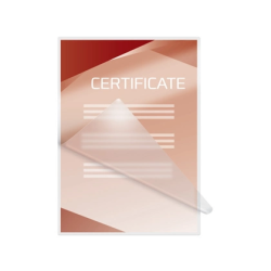 Bolsa de plastificar gbc din a4 2x125 micras autoadhesiva caja de 100 unidades