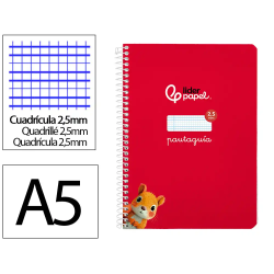 Cuaderno espiral liderpapel...