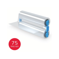 Repuesto para plastificadora gbc foton din a4 75 micras bobina 56,4 mt brillo