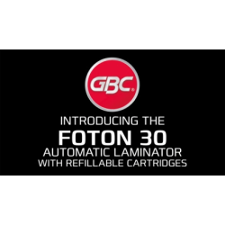 Repuesto para plastificadora gbc foton din a4 75 micras bobina 56,4 mt brillo