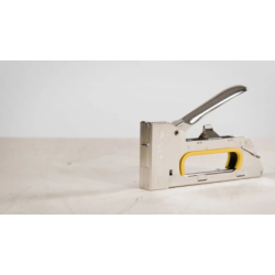 Grapadora rapid clavadora pro r23e metalica cromada usa grapas n 13