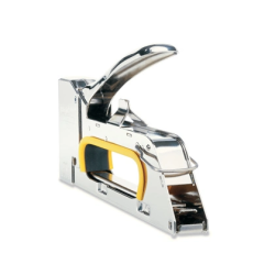 Grapadora rapid clavadora pro r23e metalica cromada usa grapas n 13