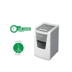 Destructora de documentos leitz iq auto+ office 150 capacidad de corte 150 hojas destruye grapas y clips