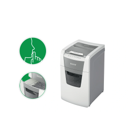 Destructora de documentos leitz iq auto+ office 150 capacidad de corte 150 hojas destruye grapas y clips