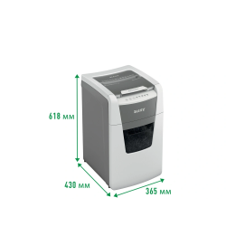 Destructora de documentos leitz iq auto+ office 150 capacidad de corte 150 hojas destruye grapas y clips