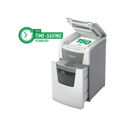 Destructora de documentos leitz iq auto+ office 150 capacidad de corte 150 hojas destruye grapas y clips