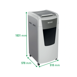 Destructora de documentos leitz iq auto+ office pro 600 capacidad de corte 600 hojas destruye grapas y clips