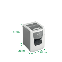 Destructora de documentos leitz iq auto+ 100 capacidad de corte 100 hojas destruye grapas y clips