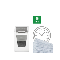 Destructora de documentos leitz iq auto+ 100 capacidad de corte 100 hojas destruye grapas y clips