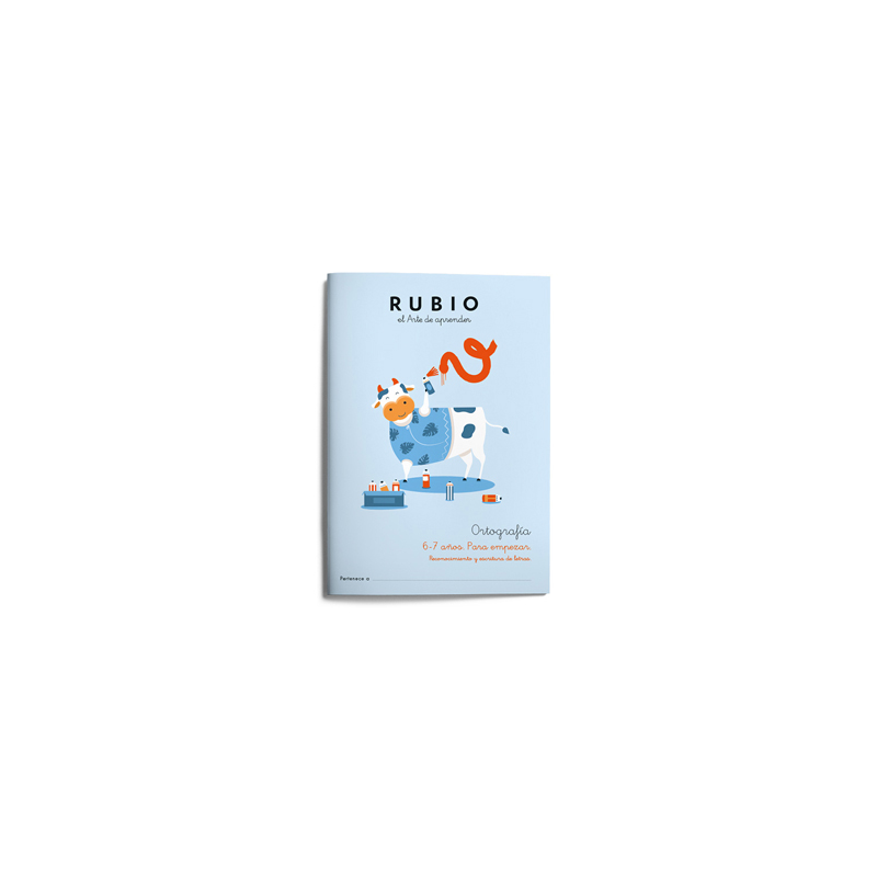 Cuaderno rubio ortografia 6-7 años para empezar