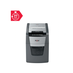 Destructora de documentos rexel optimum auto+100m capacidad de corte 100 hojas destruye grapas clips y