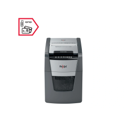 Destructora de documentos rexel optimum auto+100m capacidad de corte 100 hojas destruye grapas clips y