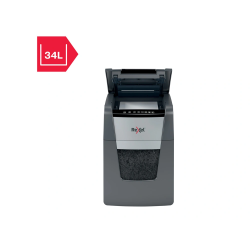 Destructora de documentos rexel optimum auto+100m capacidad de corte 100 hojas destruye grapas clips y