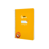 Cuaderno espiral liderpapel a5 pautaguia tapa blanda 40h 75gr cuadro pautado 3mm color amarillo