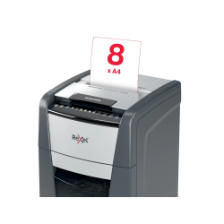 Destructora de documentos rexel optimum auto+ 300m capacidad de corte 300 hojas destruye grapas clips y