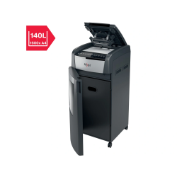 Destructora de documentos rexel optimum auto+ 750m capacidad de corte 750 hojas destruye grapas clips y