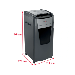 Destructora de documentos rexel optimum auto+ 750m capacidad de corte 750 hojas destruye grapas clips y
