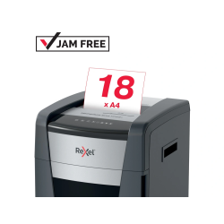 Destructora de documentos rexel momentum extra xp418+ capacidad de corte 18 hojas destruye grapas clips