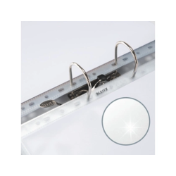 Funda multitaladro leitz con fuelle din a4 180 mc cristal pack de 5 unidades