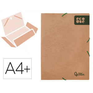 Carpeta liderpapel gomas...