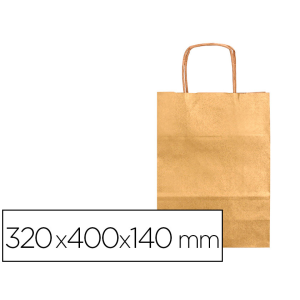 Bolsa papel q-connect kraft...