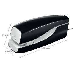 Grapadora petrus electrica e-120 contactless negro capacidad 20 hojas usa grapas 22/6 24/6 y 26/6