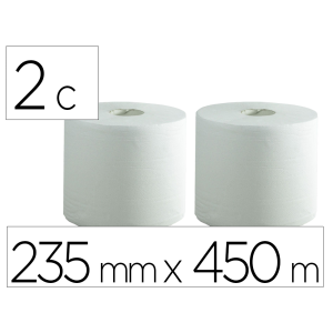 Papel secamanos bunzl...