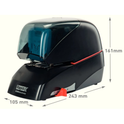 Grapadora rapid electrica 5080e capacidad 80 hojas color negro usa grapas 5080e