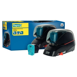 Grapadora rapid electrica 5080e capacidad 80 hojas color negro usa grapas 5080e