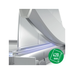 Cizalla de palanca leitz office din a3 base de cristal longitud de corte 457 mm capacidad de corte 15 hojas