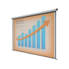 Pantalla nobo mural para proyeccion blanco mate 2400x1813 mm