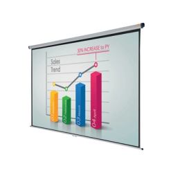 Pantalla nobo mural para proyeccion blanco mate 2400x1813 mm